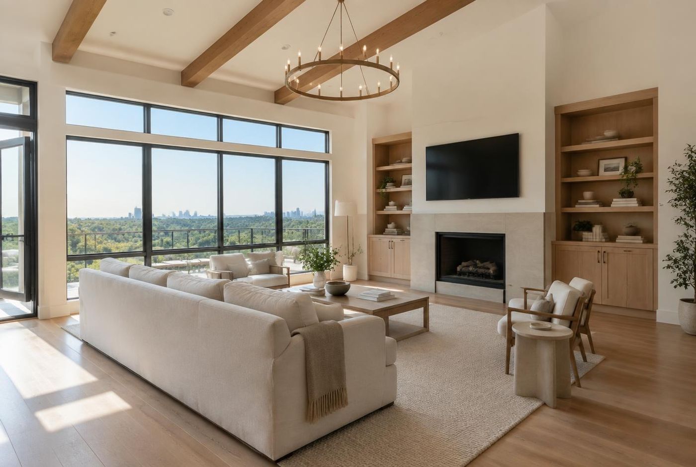 A bright Austin living room